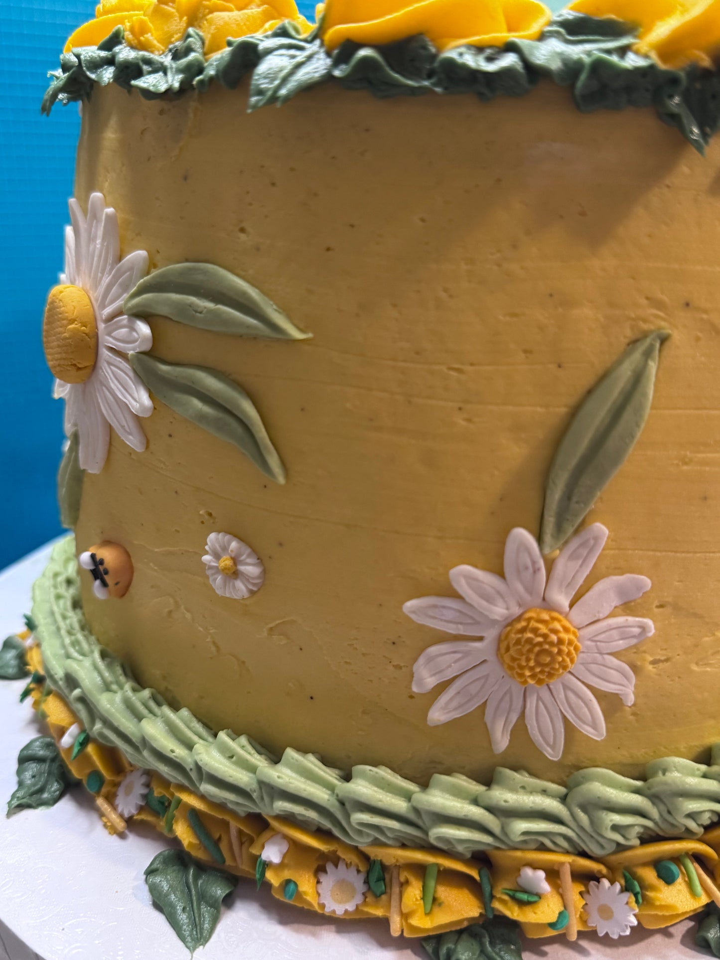 Themed Single-Tiered Buttercream Cake with Fondant/Modeling Chocolate Components