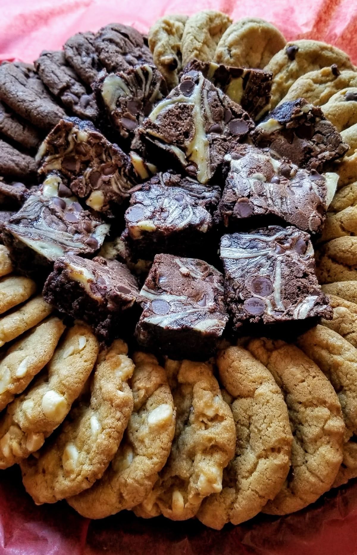 Cookie, Brownie, Blondie Platter