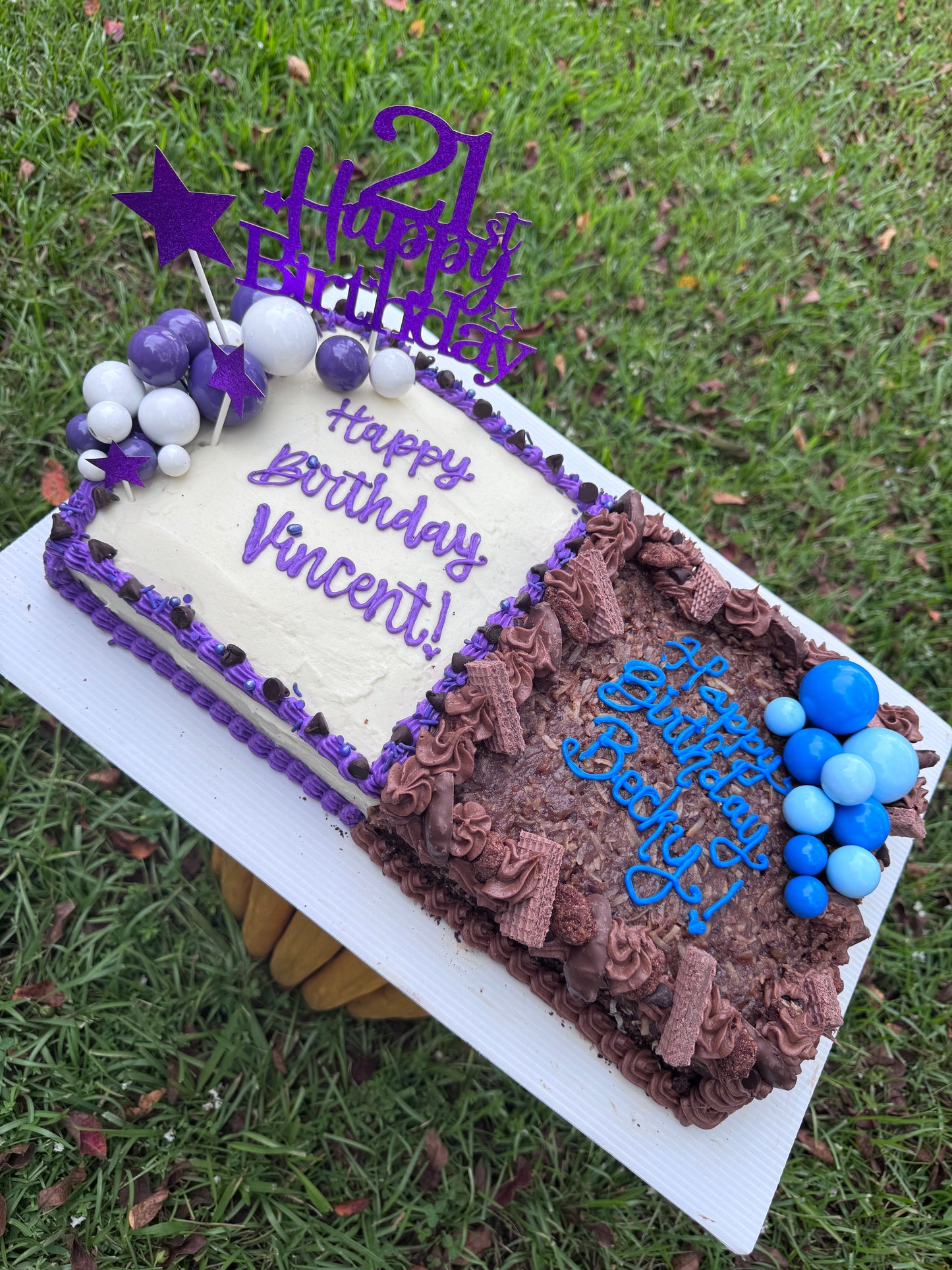 Buttercream Half-Sheet (13X18”) Decorated Cake