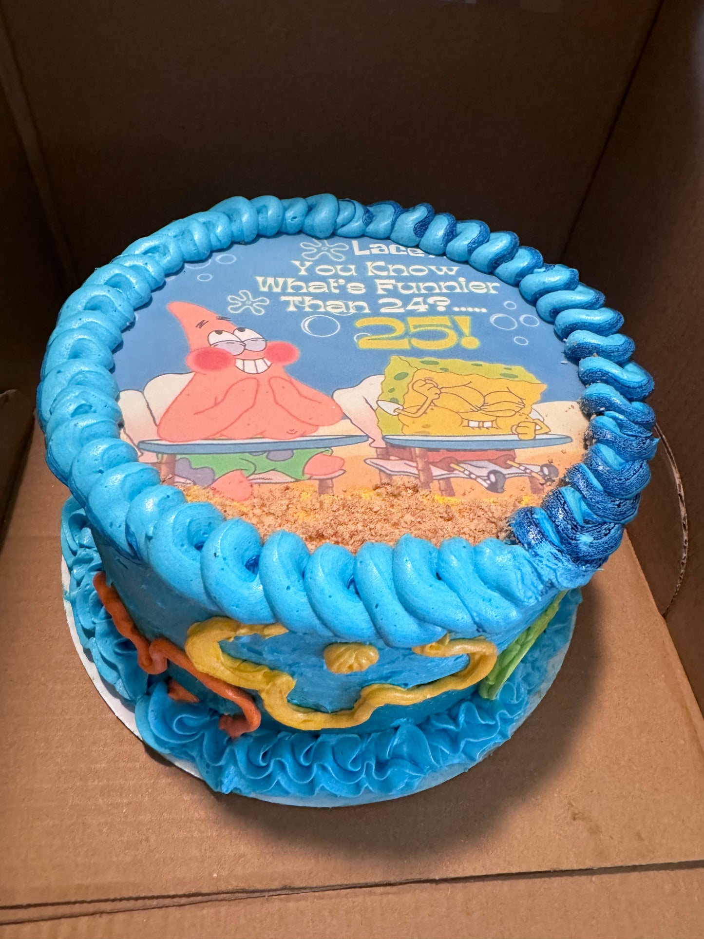 Buttercream 12-inch Round or Square Custom Cake