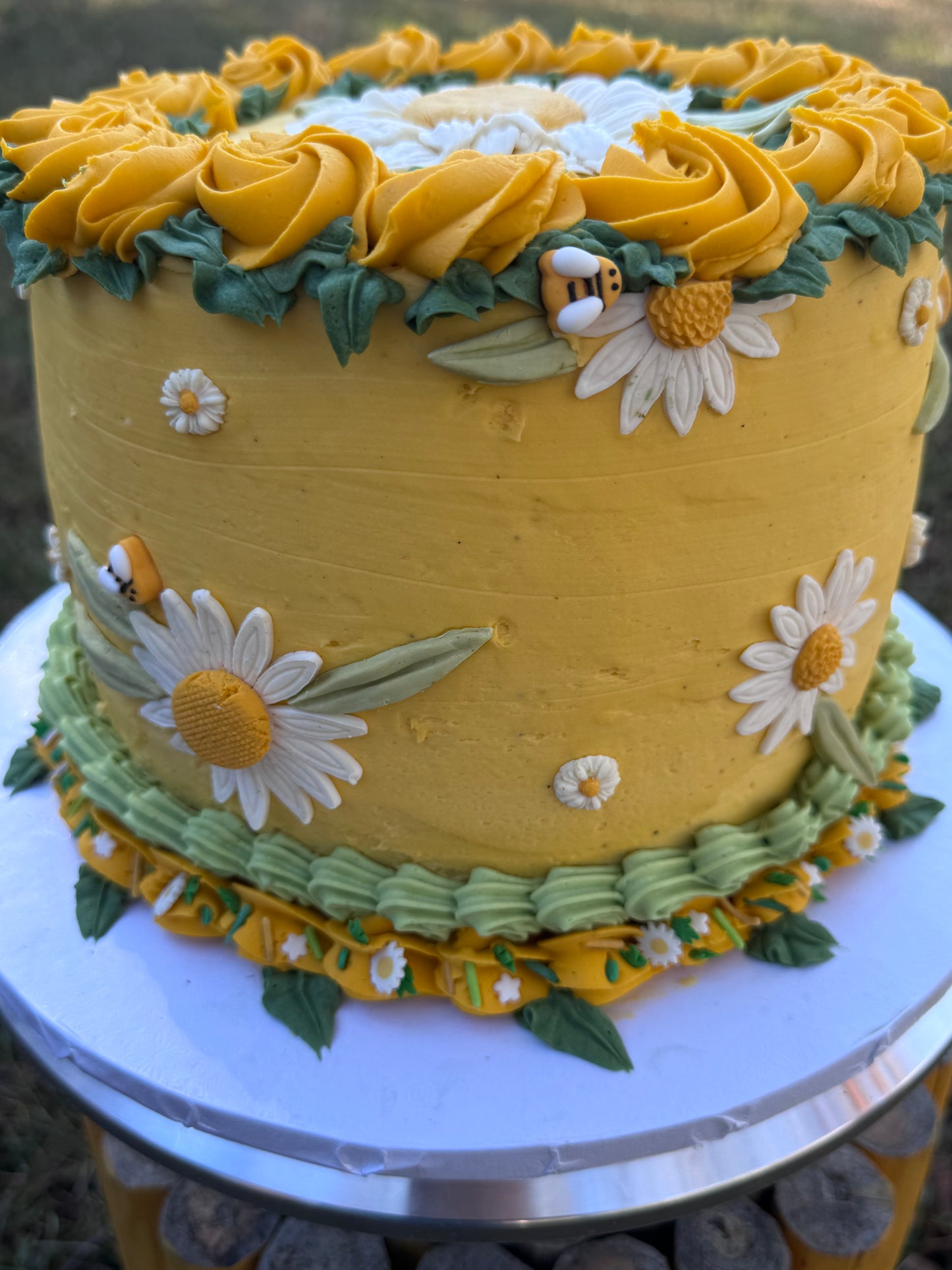 Themed Single-Tiered Buttercream Cake with Fondant/Modeling Chocolate Components