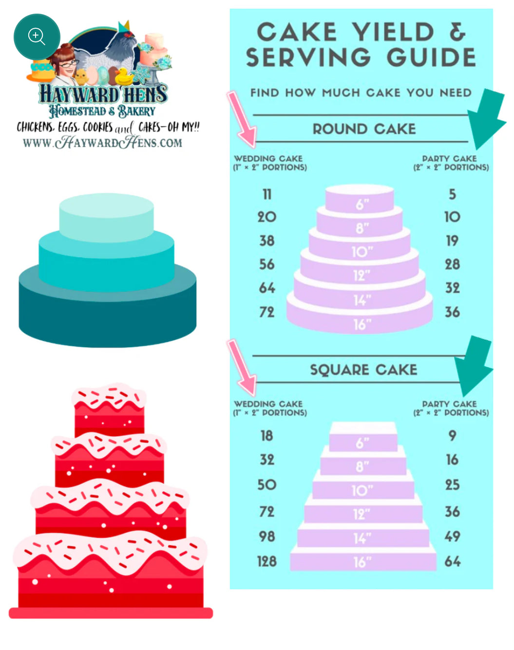 6-Inch Neopolitan Rose Cake