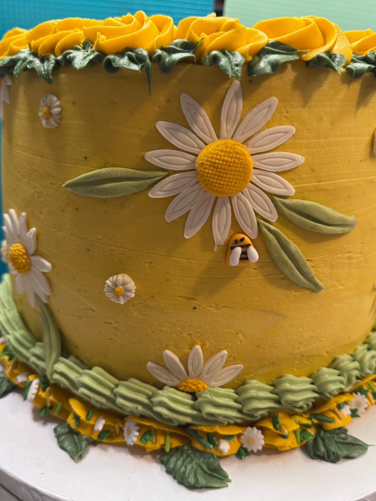 Themed Single-Tiered Buttercream Cake with Fondant/Modeling Chocolate Components