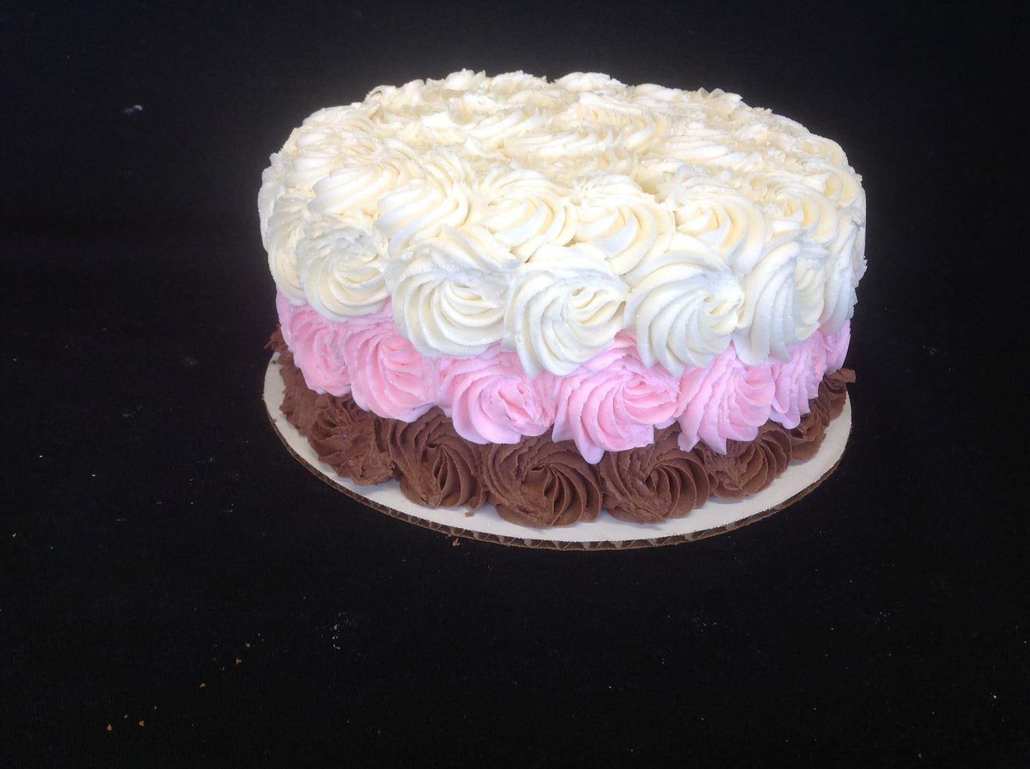 6-Inch Neopolitan Rose Cake