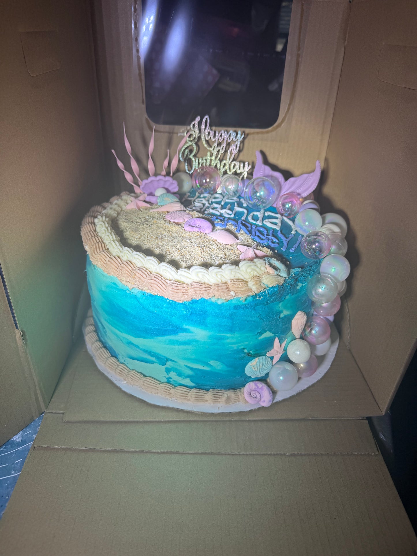 Buttercream 8-inch Round or Square Custom Cake