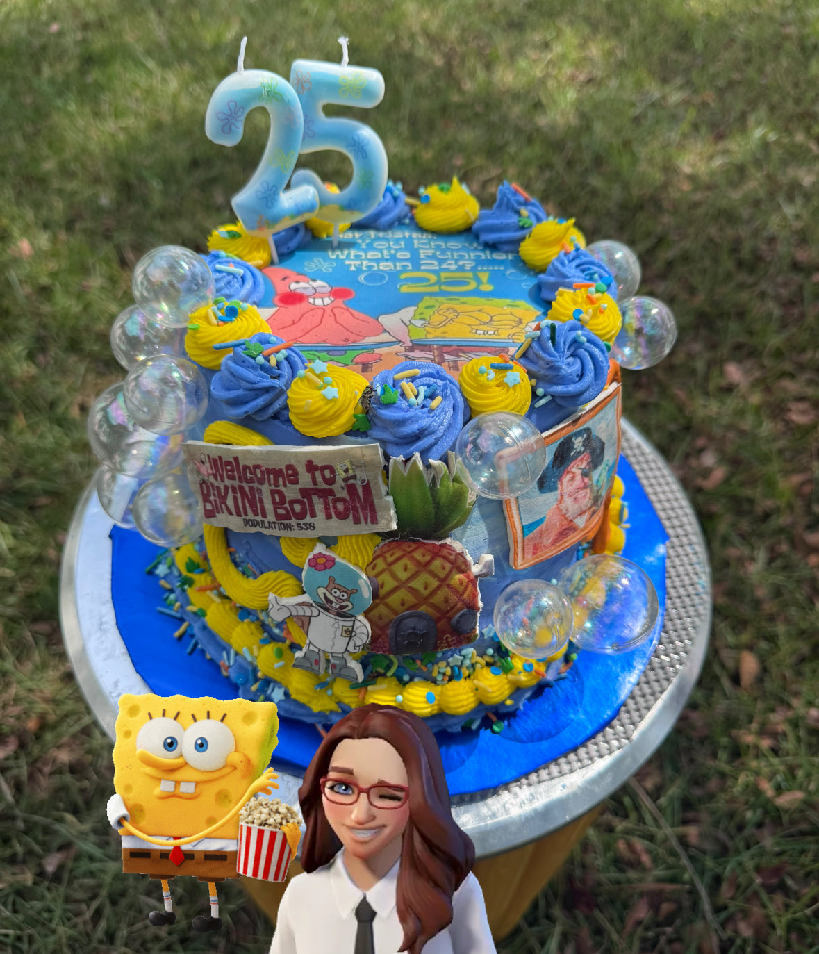 Buttercream 8-inch Round or Square Custom Cake