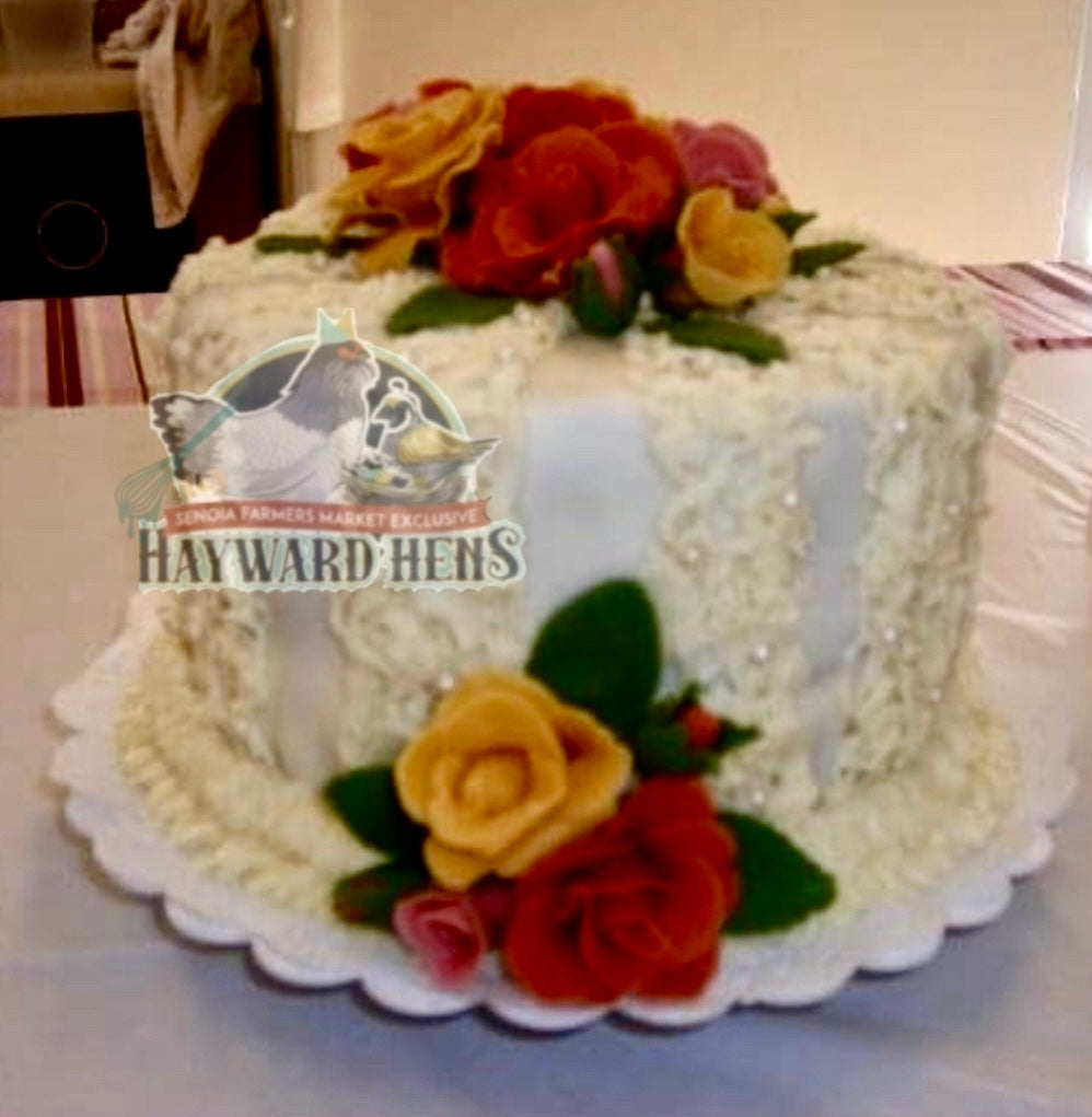 Buttercream 8-inch Round or Square Custom Cake