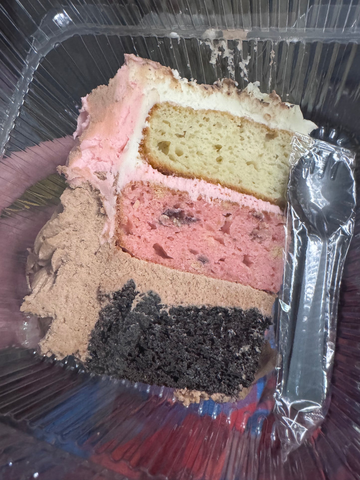 8-Inch Neopolitan Rose Cake