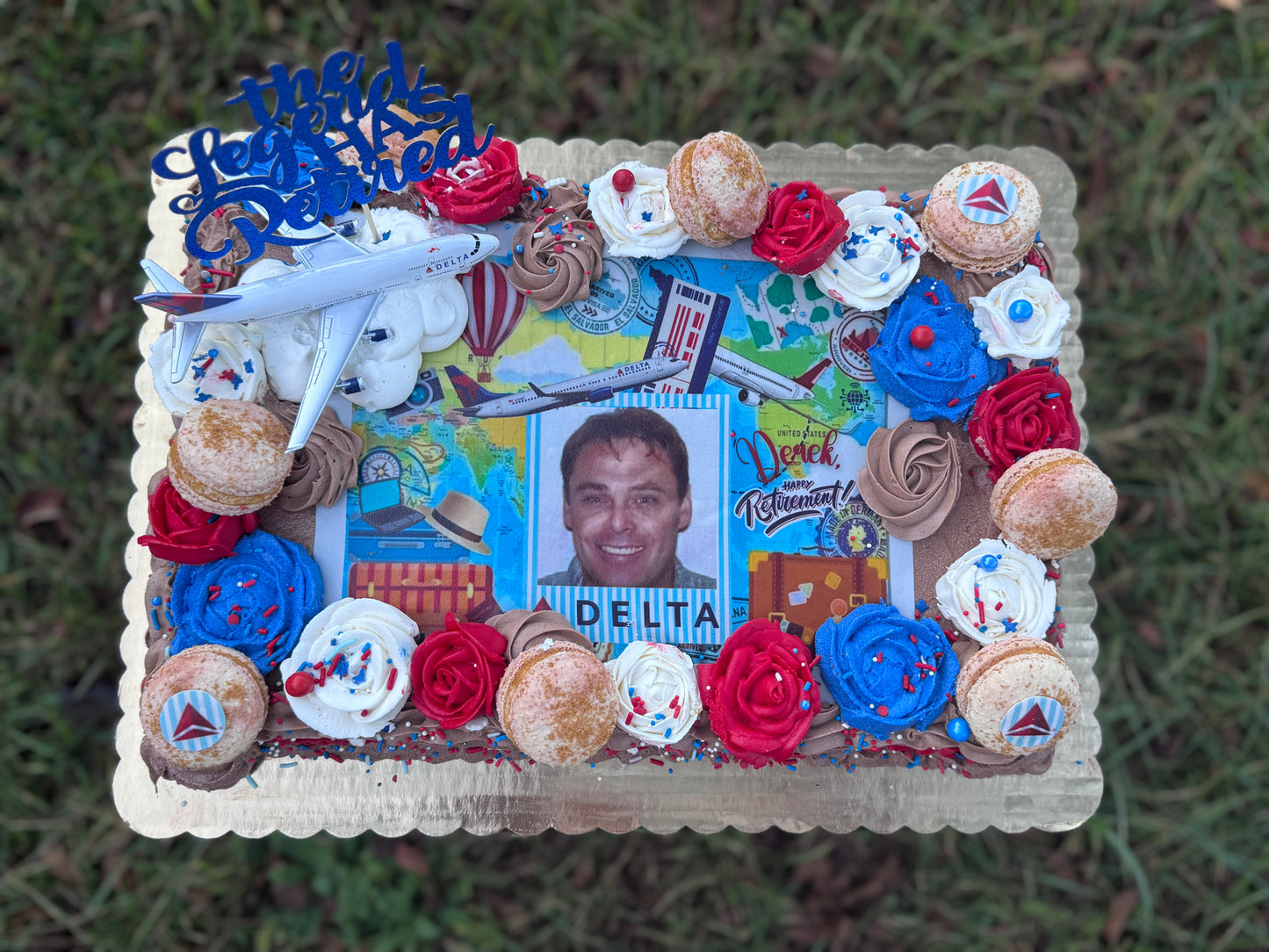 Buttercream Half-Sheet (13X18”) Decorated Cake