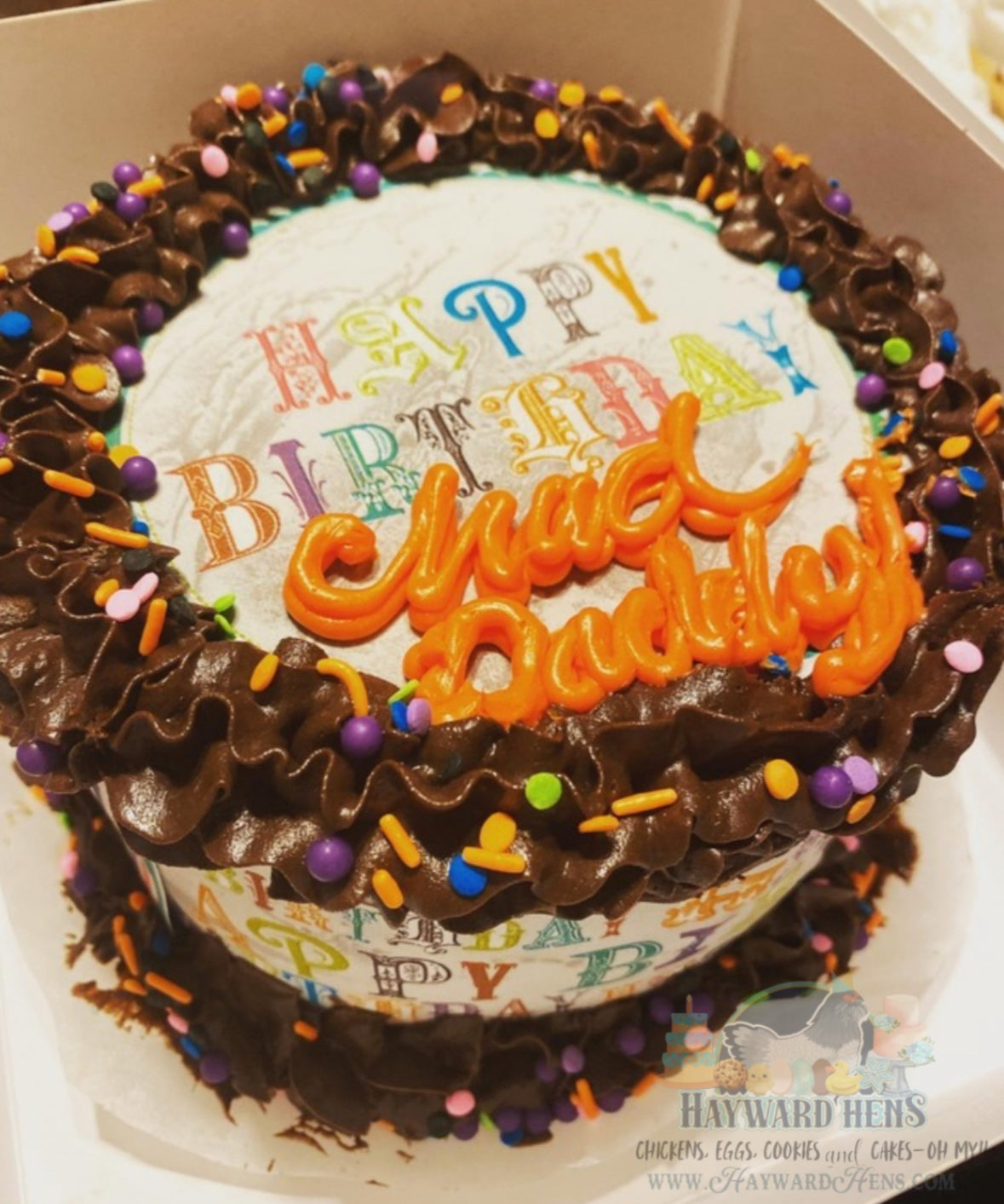 Buttercream 8-inch Round or Square Custom Cake