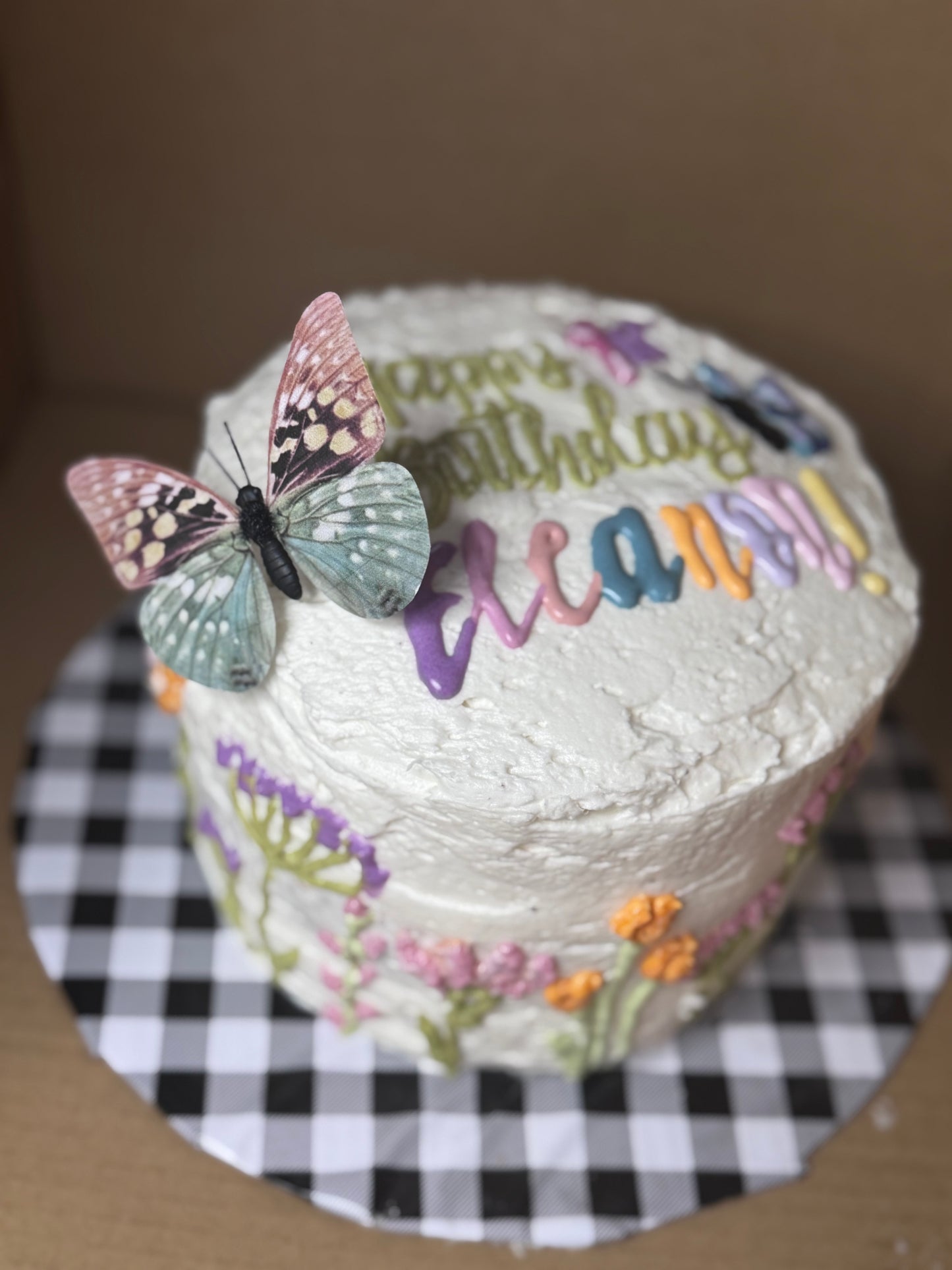 Buttercream 8-inch Round or Square Custom Cake