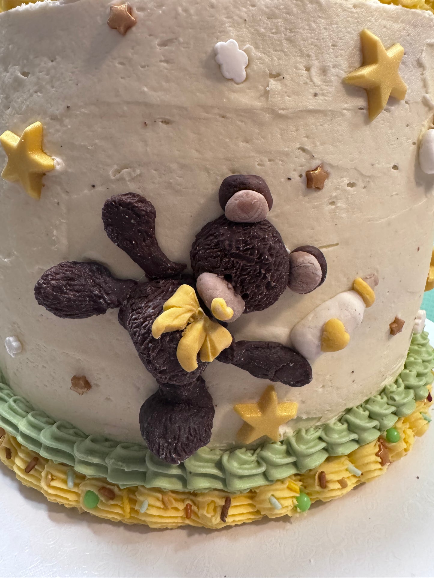 Themed Single-Tiered Buttercream Cake with Fondant/Modeling Chocolate Components