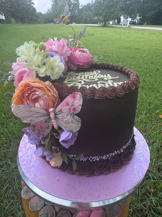 Buttercream 12-inch Round or Square Custom Cake
