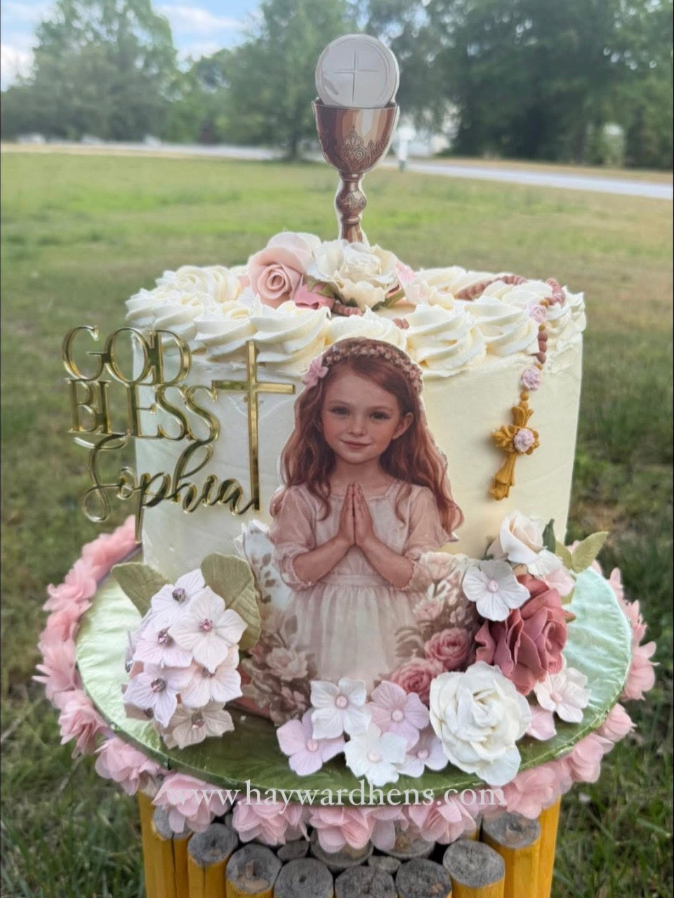 Buttercream 10-inch Square or Round Decorated Cake