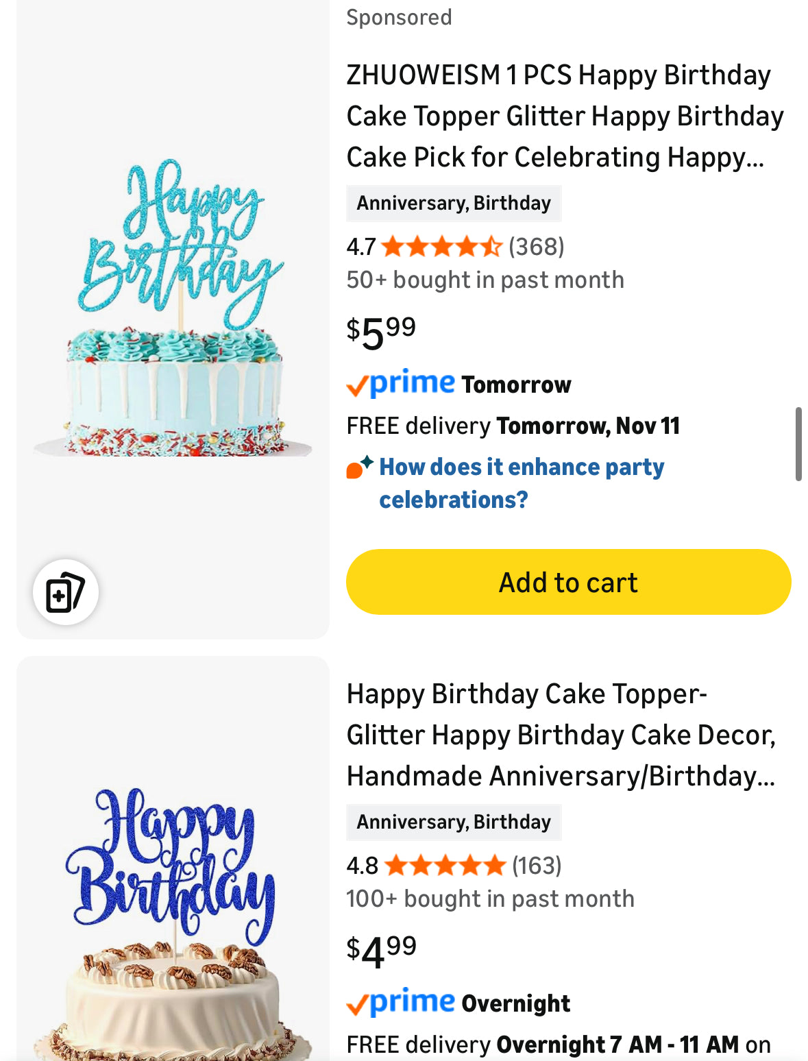 I-58 Mission Cake Donations