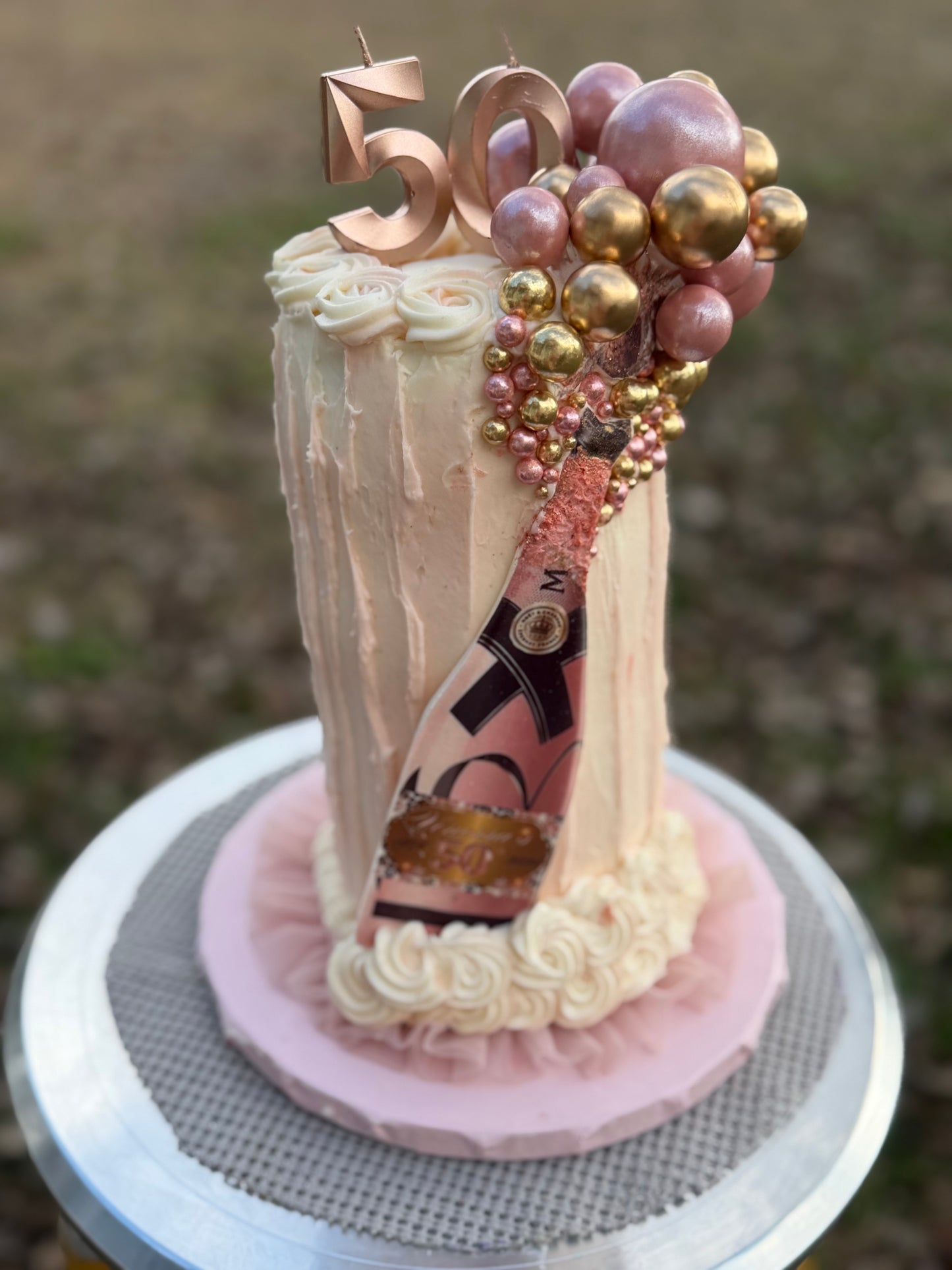 Themed Single-Tiered Buttercream Cake (6-8-inches) with Fondant/Modeling Chocolate Components