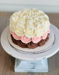 6-Inch Neopolitan Rose Cake