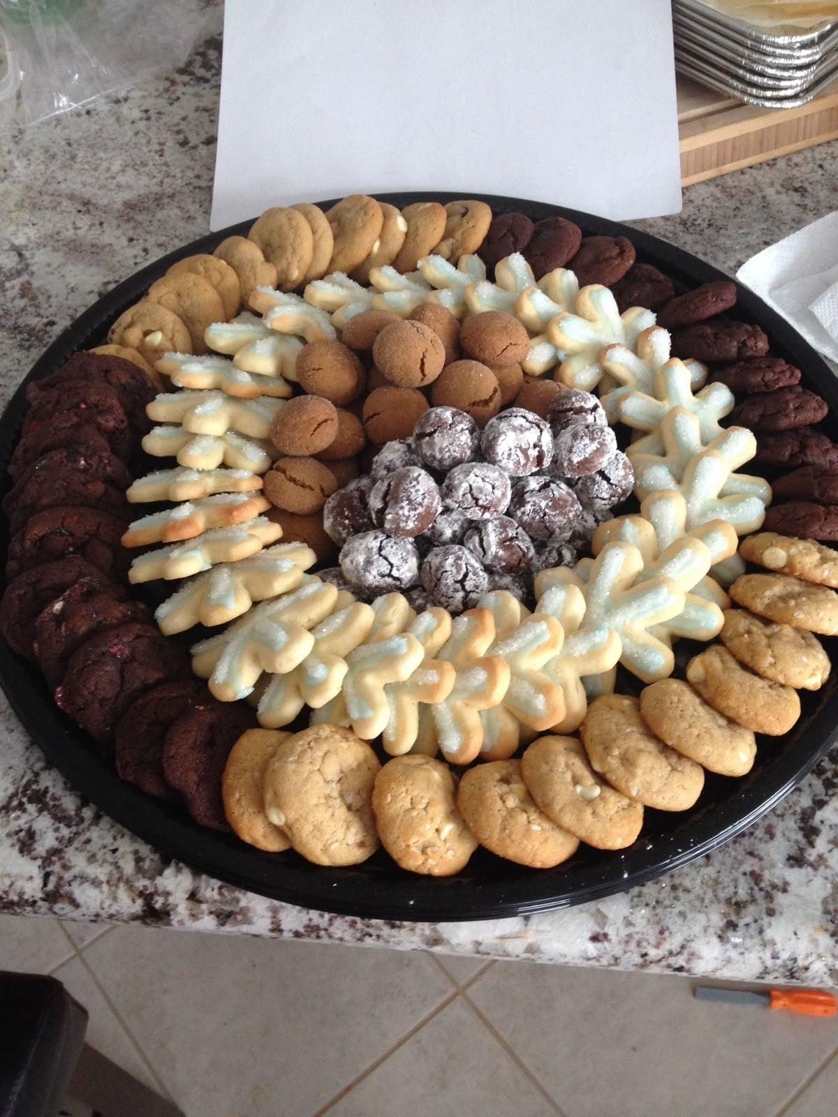 Cookie, Brownie, Blondie Platter