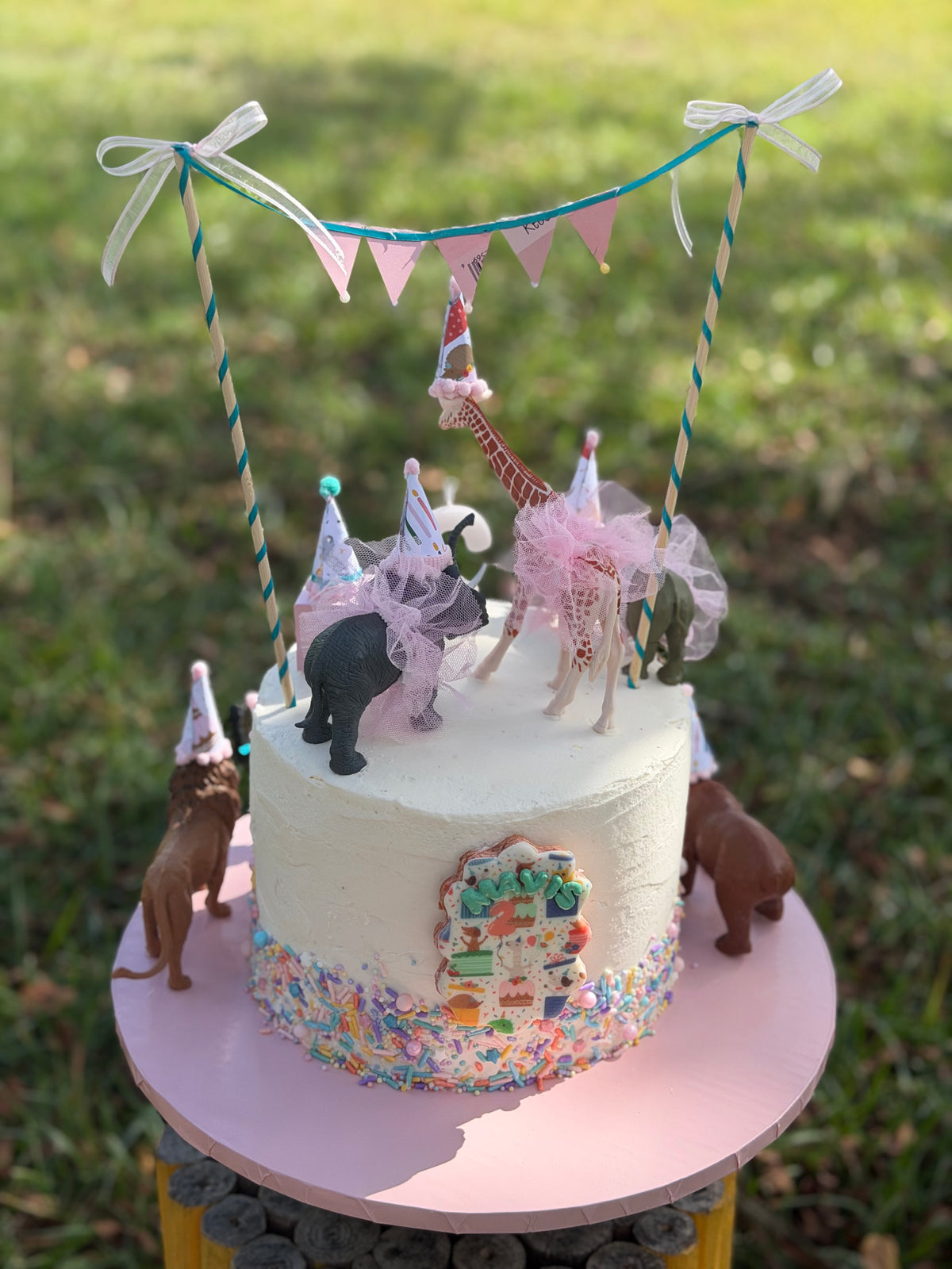 Themed Single-Tiered Buttercream Cake (6-8-inches) with Fondant/Modeling Chocolate Components