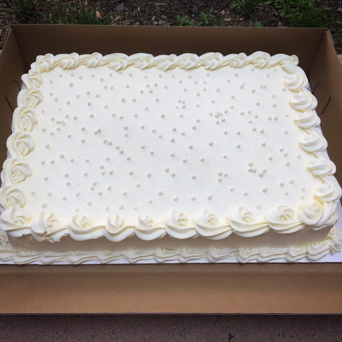 Buttercream Full Sheet Cake (approx 56 servings)