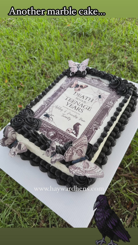 Buttercream One-Fourth (9”X13”) Decorated Sheet Cake