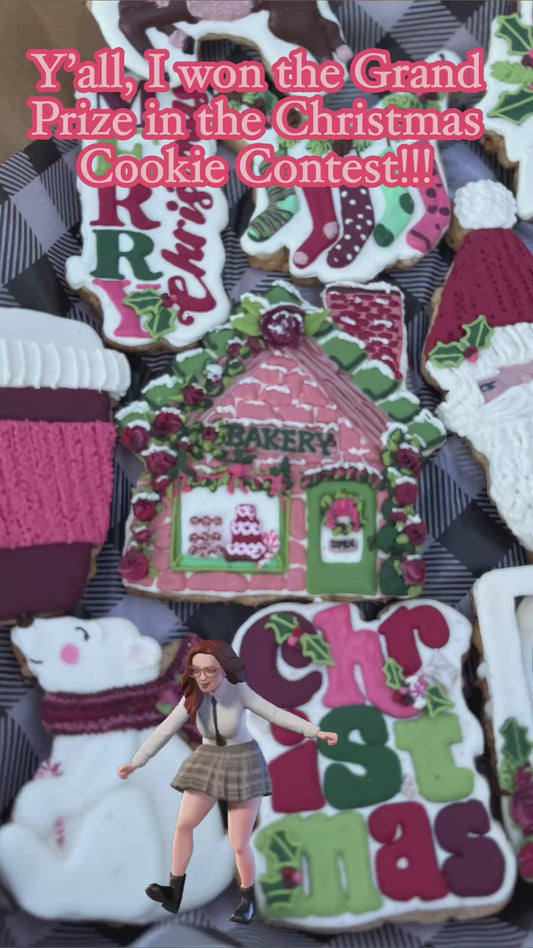 Christmas 2025 Cookies—Grand Champion Winning recipe & art